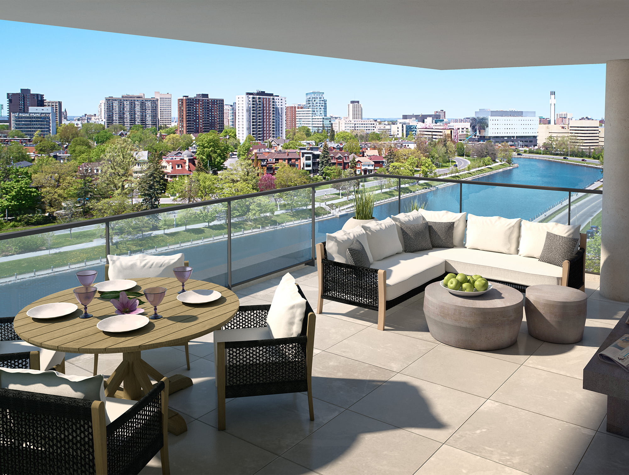 Rideau Canal -condominium living